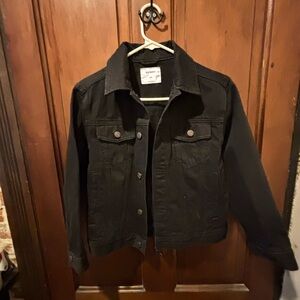 Old Navy Black Jean Jacket -